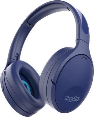 233621 Hush Hybrid Active Noise Cancelling Bluetooth Headphones with 100 Hrs of Playback, Dark Blue