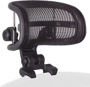 The Original Headrest for The Herman Miller Aeron Chair by Engineered Now H4 for Classic Carbon