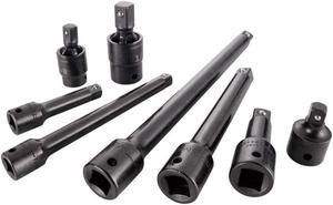 CRAFTSMAN Impact Socket Extension Set / Socket Adapter Set, Pinless, 8-Piece (CMMT99279)