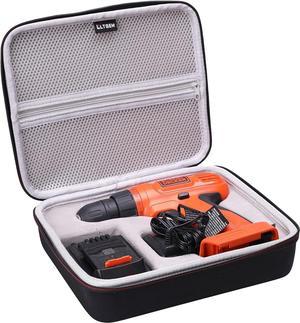 LTGEM EVA Hard Case for DECKER 20V MAX Cordless Drill and Accessories - Protective Carrying Storage Bag