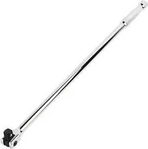 MAXPOWER 1/2-Inch Drive Breaker Bar, 24-Inch Extended Leverage Breaker Bar Flex Handle