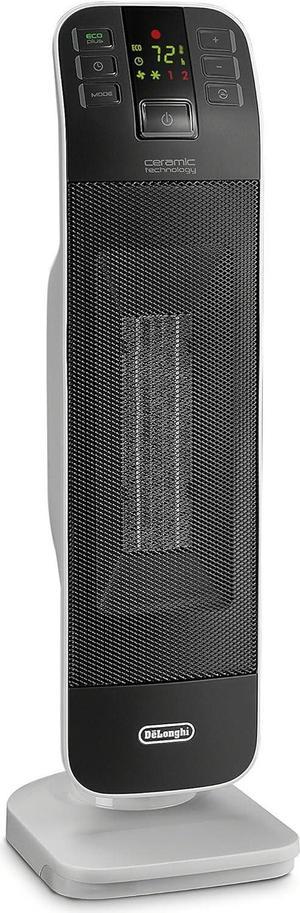 De'Longhi HFX65V15CA Tower Ceramic Fan Heater, Gray