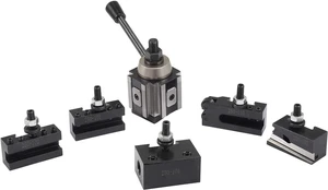 sthus AXA Size 250-100 Set Piston Type Quick Change Tool Post Set for Lathe 6-12" USA sthus AXA Size 250-100 Set Piston Type Quick Change Tool Post Set for Lathe 6-12" USA