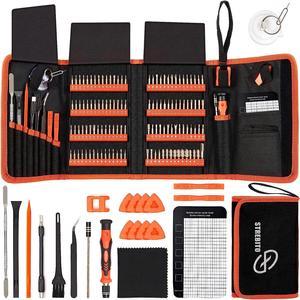 STREBITO Screwdriver Sets 142-Piece Electronics Precision Screwdriver with 120 Bits Magnetic Repair Tool Kit for iPhone, MacBook, Computer, Laptop, PC, Tablet, PS4, Xbox, Nintendo, Game Console