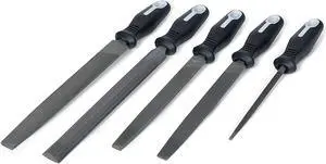 Crescent 5 Piece General Purpose File Set with Ergonomic Handles | 22040HNNN Crescent 5 Piece General Purpose File Set with Ergonomic Handles | 22040HNNN