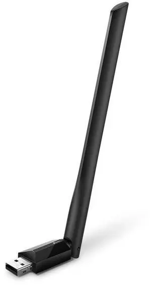 _Mega Brand  USB WiFi Adapter for PC (Archer T2U Plus)- Wireless Network Adapter for Desktop with 2.4GHz, 5GHz High Gain Dual Band 5dBi Antenna, Supports Win11/10/8.1/8/7/XP, Mac OS 10.9-10.14, Black