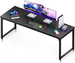 71 Inch Computer Desk, Modern Simple Style Desk for Home Office, Study Student Writing Desk, Pure White