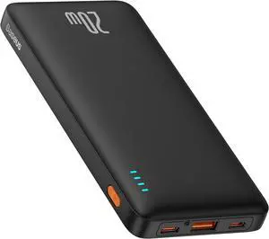 Portable Charger 20W PD QC Power Bank Fast Charging 10000mAh Slim Battery Pack Charger Portable with USB C in&Out for iPhone 15 14 13 12 11  S23 S22 Google LG iPad