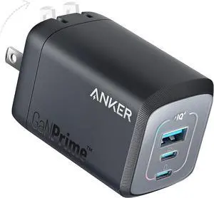 Prime 100W USB C GaN Charger 3-Port Compact Fast PPS Charger for MacBook Pro/Air Pixelbook iPad iPhone 16/Pro Galaxy S23/S22 Note20 Pixel  Watch and More