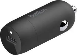 BoostCharge? 30W Compact Fast Car Charger w/USB-C Power Delivery Port for iPhone 16 16 Pro 15 15 Pro Galaxy S25 S24 Note Pixel 9 & More - Black