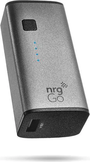 nrgGo Powerbank 5000 mAh Portable Charger, Mini Power Bank USB C, 18W PD Battery Pack 5000mAh, Battery Phone Charger for iPhone, Samsung and More