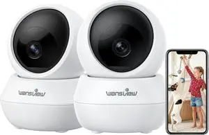 Security Camera Indoor Wireless for Pet- 2K Cameras for Home Security with Phone app and Motion Detection,Cat/Dog/Nanny/Baby Camera with Pan Tilt, SD Card & Cloud Storage, Works with Alexa Security Camera Indoor Wireless for Pet- 2K Cameras for Home Security with Phone app and Motion Detection,Cat/Dog/Nanny/Baby Camera with Pan Tilt, SD Card & Cloud Storage, Works with Alexa