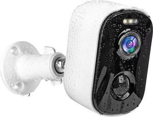 1080P Security WiFi Cameras for Home Security, Wireless Outdoor with Motion Detection, Spotlight/Siren Alarm, Color Night Vision, 2-Way Talk, Waterproof SD/Cloud Storage Battery Powered