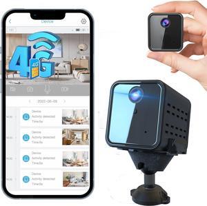 No WiFi Security Camera, SIM Card Included, Not Support WiFi, Radar Motion Sensor, FHD 4G Car Security Camera, 20-Day Standby Battery Life, Portable Cellular Trail Cameras