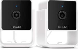 Petcube Cam Indoor Wi-Fi Pet and Security Camera with Phone App, Pet Monitor with 2-Way Audio and Video, Night Vision, 1080p HD Video and Smart Alerts for Ultimate Home Security