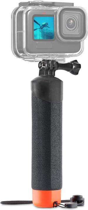 FitStill Waterproof Monopod Floating Hand Grip for Go Pro Hero 12/11/10/9/8/7/6/5/4/3 Session DJI Osmo and Other Action Cameras.Snorkeling Underwater Diving Pole Stick