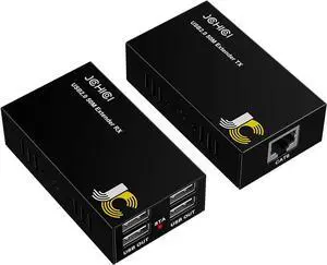 USB Extender 50m/165ft Over Cat6, USB Extender 4 Ports, USB Over Ethernet Extension, No Need Driver, Plug and Play, for Windows,MacOS,Android,Linux, USB Extender 50m/165ft Over Cat6, USB Extender 4 Ports, USB Over Ethernet Extension, No Need Driver, Plug and Play, for Windows,MacOS,Android,Linux,