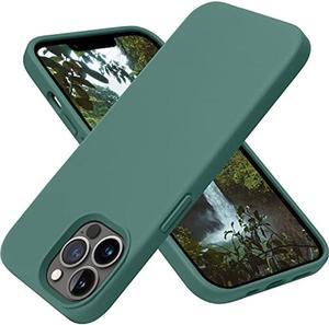 OTOFLY Designed for iPhone 13 Pro Max Phone Case Silicone Shockproof Slim Thin Phone Case for iPhone 13 ProMax Case 67 inch Midnight Green