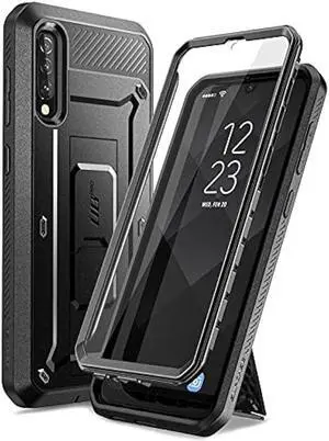SUPCASE Unicorn Beetle Pro Series Phone Case for Samsung Galaxy A50/A30s, Built-in Screen Protector Full-Body Rugged Holster Case for Galaxy A50 2019 Release (Black)