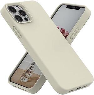 SOH Designed for iPhone 13 Pro Silicone Case, Shockproof Protective Phone Case with Microfiber Lining Compatible with iPhone 13 Pro (6.1inch) (Stone)