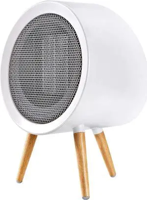 GAIATOP Space Heater, 1000W Energy Efficient Space Heater for Indoor Use, 3 Mode PTC Fast Heating Ceramic Electric Heater, Overheating & 45°Tip-Over Protection Portable Heater for Office Home White