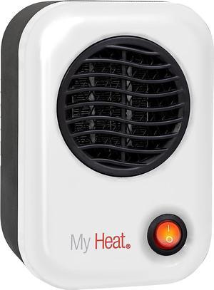 Lasko MyHeat Personal Mini Space Heater for Home with Single Speed, 6 Inches, White, 200W, 101