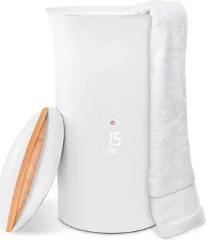 Live Fine Towel Warmer | Bucket Style Luxury Heater with LED Display, Adjustable Timer, Auto Shut-Off | Fits 40 x 70 Oversized Towel