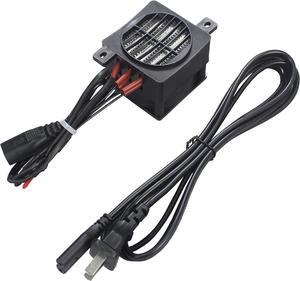 PTC Car Fan Heater with Power Cord 110V 200W Electric Ceramic Energy Saving Constant Temperature Thermistor Insulation PTC Fan Heating Element for 3D Printer Humidifier Air Conditioning, PTCYIDU
