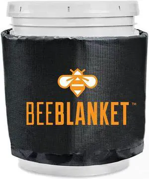 Powerblanket BB05GV Bee Blanket Honey Heater, 5 gal Pail Heater with Cutout for Gate Valve, Charcoal Gray