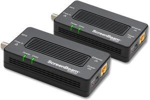 ScreenBeam Bonded MoCA 2.5 Network Adapter for Highest Speed Internet, Ethernet Over Coax - Starter Kit (Model: ECB7250K02)
