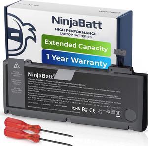 NinjaBatt Battery A1278 A1322 for Apple MacBook Pro 13" [Mid 2012 2010 2009 Early 2011 Late 2011] - Long Lasting [63.5Wh/10.95v]
