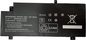 HUBEI VGP-BPS34 VGP-BPL34 BPS34 Laptop Battery Replacement for Sony Vaio 15 Touch SVF15A16CXB SVF14AC1QL SVF14AC1QU SVF14A14CXP SVF14A14CXS SVF14A15CXB SVF14A15CXP SVF14A15CXS(11.1V 41Wh)