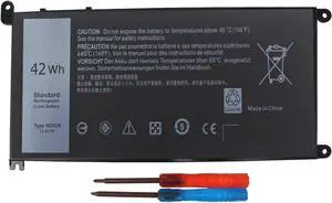 WDXOR Battery, WDXOR 42wh Laptop Battery, WDX0R dell battery for 15 5567 5379 5570 7000 13-7378 7375 7573 5378 P69G001 P69G t2jx4 y3f7y fw8kr fc92n 0fc92n P58F P58F001 P75F P66F17 5765 5767 5770