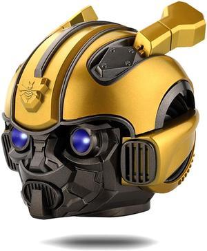 Best Boy Gift Bumblebee Iron Man Helmet Mini Wireless Bluetooth Speaker 4D Stereo Subwoofer Super Bass Sound Box FM Radio Music Center USB TF For Kids