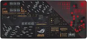 Large Gaming Mouse Pad,35.4x15.7×0.12 inch with Stitched Edges,Extended Mousepad,Durable Non-Slip Natural Rubber Base,Washable Keyboard Pad,Desk Pad for Gamer,Office & Home