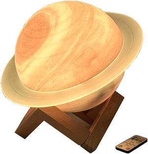 Saturn Ring Bluetooth Speaker,RGB Colorful Change Bluetooth Speaker with Dynamic LED Lights,Cute Look Gift for Kids