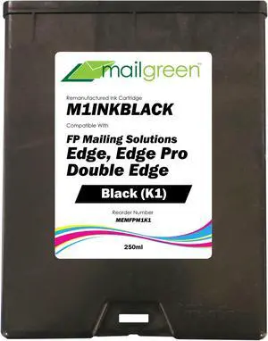 FP M1INKBLACK Compatible Black (K1) Ink Cartridge for FP Edge / Edge Pro / Double Edge Envelope Printers