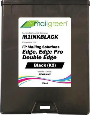 FP M1INKBLACK Compatible Black (K2) Ink Cartridge for FP Edge / Edge Pro / Double Edge Envelope Printers