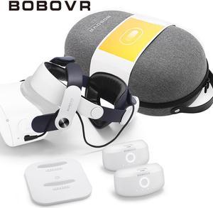 BOBOVR M2PLUS Elite Dual Battery Dock C2 Bag Combo for culus Quest 2