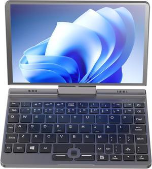 BDF Laptop Computer DDR5 8GB RAM 1TB SSD, Intel Alder Lake Up to 3.4 GHz, 8"sunlight readable screen HD IPS LCD, Cooling Fan, Webcam, Micro HDMI, USB-A x2, MiniSD,  Windows 11 Pro