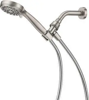20091SRN 5-Setting Hand Held Brushed Nickel Spot Resist Shower Head 2.5 GPM