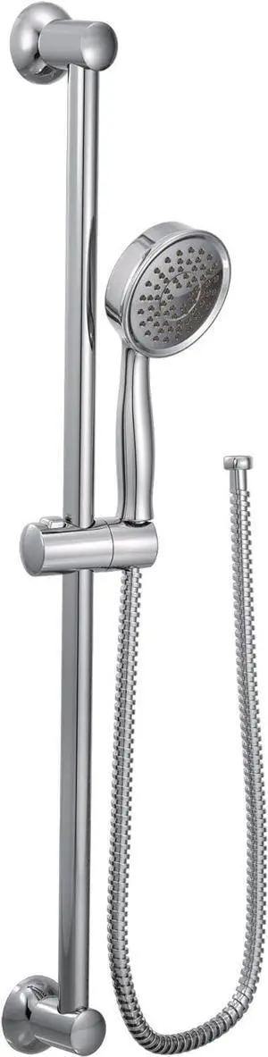 Moen Chrome Eco-Performance Detachable Handheld Showerhead with 69-Inch-Long Hose Featuring 24-Inch Slide Bar, 3668EP