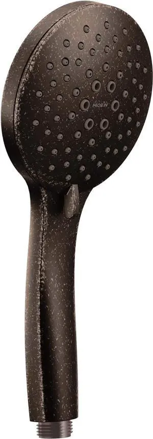 Moen 189315ORB Eco-Performance Handheld Shower Head, High-Pressure Handshower with Five Function Spray Jet, Oil Rubbed Bronze