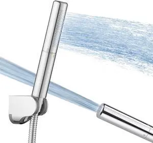 Homipro Chrome Brass 2 In 1 Function High Flow Handheld Shower Head Set High Pressure 7 Inch Chrome Finish Shower Head Sprayer Hand Shower Wand with 59 Inch Hose Bracket