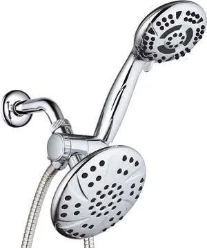High Pressure 6-inch / 6-Setting Premium Rain Shower Head by AquaDance for the Ultimate Shower Spa Experience! Officially Independently Tested to Meet Strict US Quality & Performance Standards!