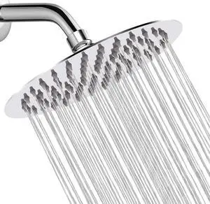 Shower Head High Pressure Stainless Steel Rain Shower Head - 8 Inch Luxury Design with Adjustable Angles, Anti-Clogging Nozzles, Easy Install, Premium Chrome Finish for Bathroom Shower Head High Pressure Stainless Steel Rain Shower Head - 8 Inch Luxury Design with Adjustable Angles, Anti-Clogging Nozzles, Easy Install, Premium Chrome Finish for Bathroom
