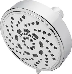 Speakman Echo S-4200-E2 2.0 gpm Low Flow Multi-Function Shower Head, Polished Chrome