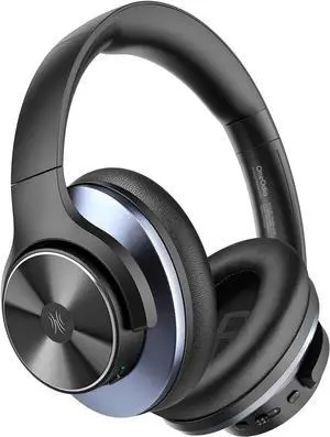 OneOdio A10 Hybrid Active Noise Cancelling Headphones, Wireless Over Ear Bluetooth Headphones, Hi-Res Audio Sound, 50H Long Playtime, Deep Bass, Wireless & Wired 2-in-1 Ideal for Travel Home Office