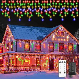 Christmas Lights Outdoor-1000LED 330FT IP67 Waterproof Plug in Christmas  Tree Lights with Remote-8 Modes Memory Function and Timer House Xmas Indoor  Decorations String Lights (Multicolored) 