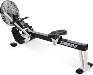 Stamina Air Rower - Rower Machine with Smart Workout App - Rowing Machine  with Air Resistance for Home Gym Fitness - Up to 250 lbs Weight Capacity 